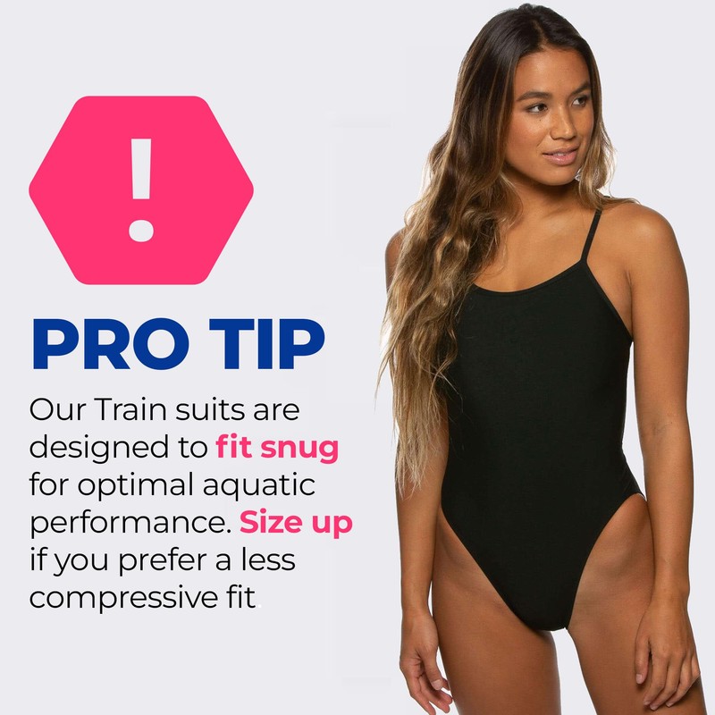 JOLYN Marie Women's Athletic One Piece Swimsuit Fixed Back for