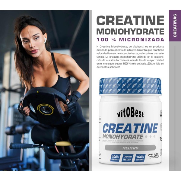 vit.O.Best CREATINE MONOHYDRATE Pineapple-Banana 300g - Vitobest