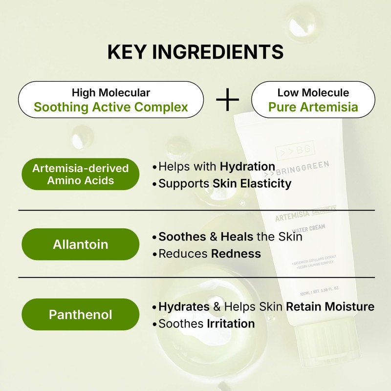 BRING GREEN Artemisia Calming EX Water Cream 100mL