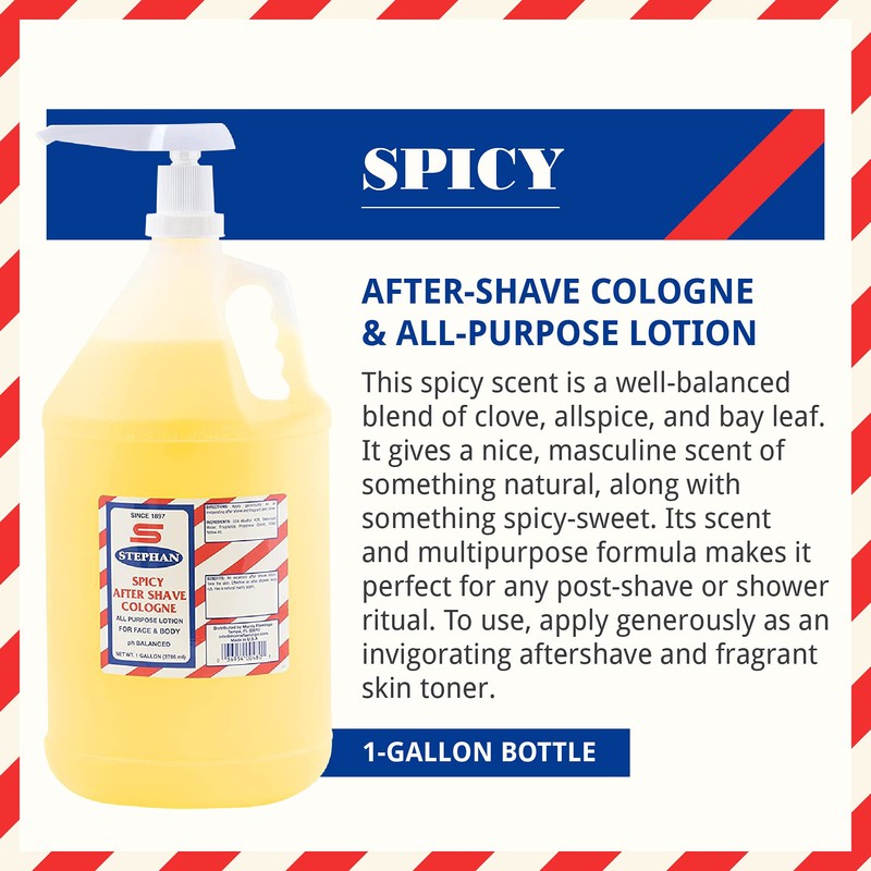 Stephan Spicy After Shave Cologne (Gallon)