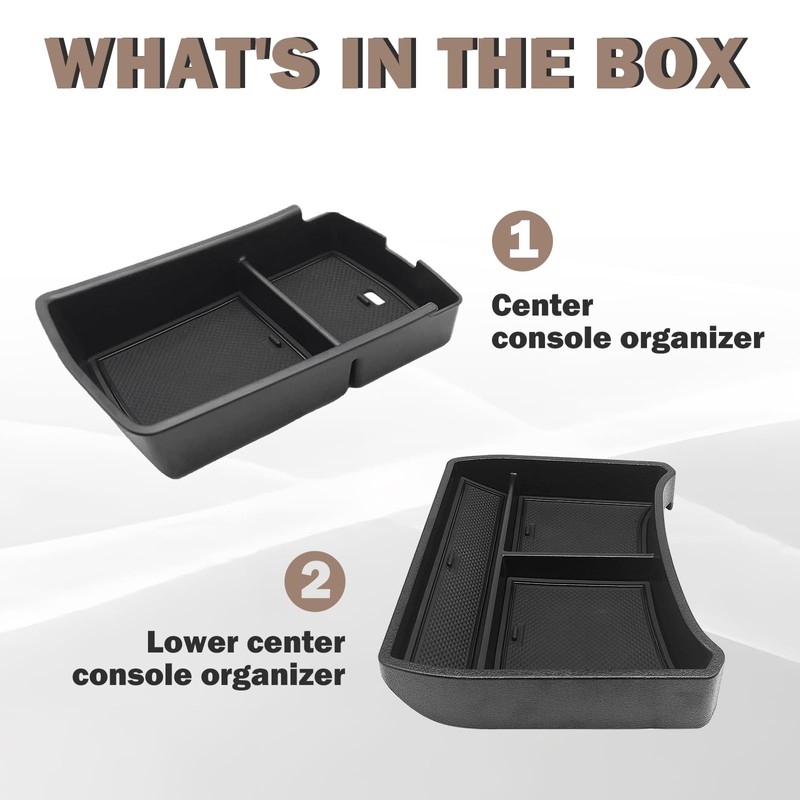 Muslogy for 2023 2024 VW ID.4 Center Console Tray &