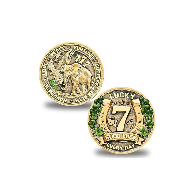 Lucky Charms Good Luck Charms Coin for Lottery Scratcher, Lucky