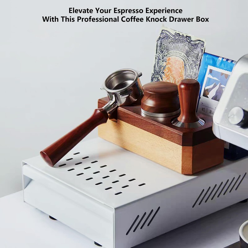 Coffee Knock Box Large Size Espresso Knocker Coffee Grounds Knock