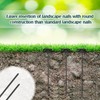 Ferraycle 100 Pcs Landscape Fabric Pins Circle Top Galvanized Landscape