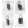 ZPLIUST - 4 Digit Combinations Padlock The Safe Cipher Lock,