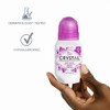 Crystal Desodorante corporal libre de fragancia y parabeno, hipoalegérnico, no