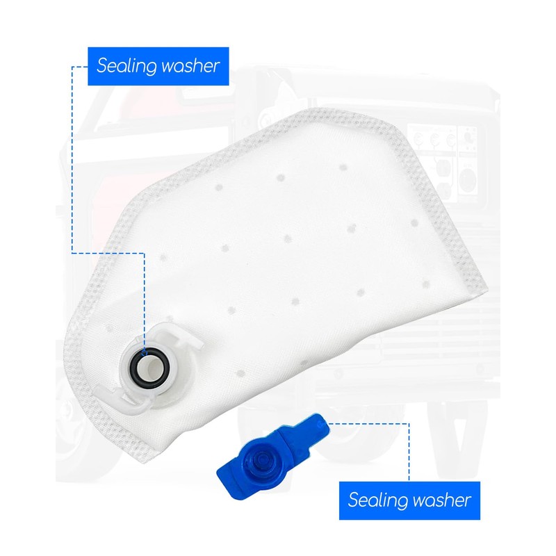 TIKSCIENCE Fuel Filter Set Replace 16707-Z37-003 Fit for Honda EU7000i