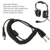 Mini XLR 5 Pin Plug to GA Dual Plugs Headset