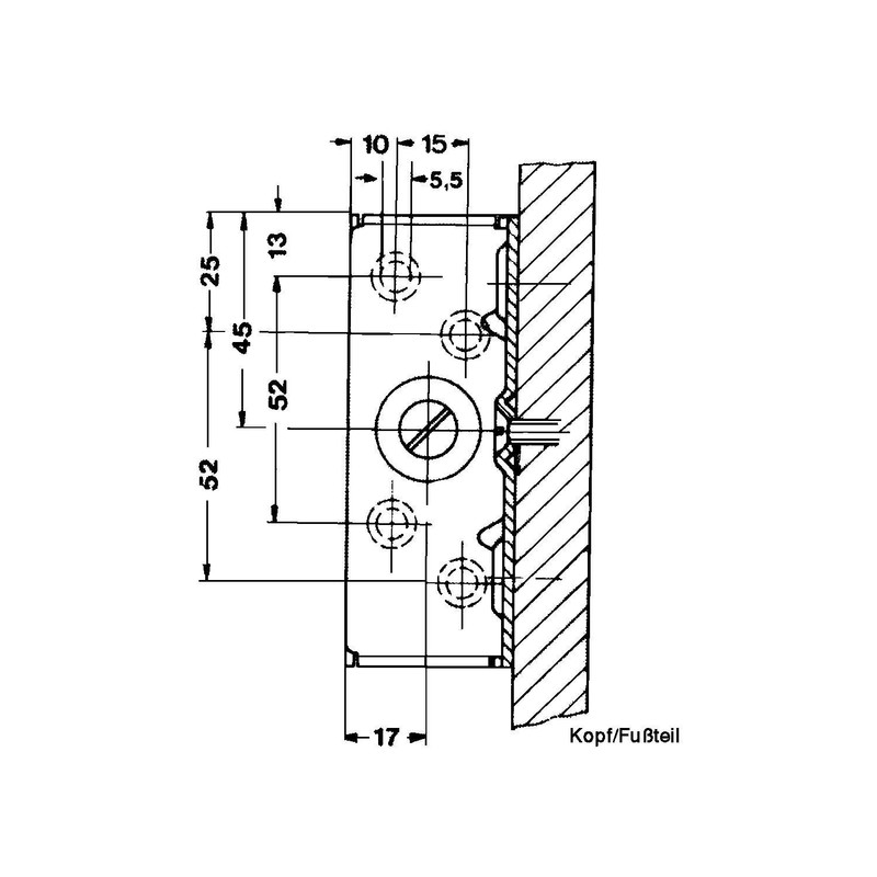 Gedotec Bed Angle Metal Bed Fitting Angle Corner Connector for