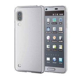 Elecom PM-AQS3PVKCR AQUOS Sense3 Lite / Android One S7 Case, Hard Case, Ultra Thin + Durable, Pursuing Extremely Thin and Lightness, Approx. 0.03 inch (0.8 mm) Design), Super Designed to Fit Details,