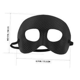 BESPORTBLE Men's Masquerade Mask Half Mask for Sports Nose Cheek Protection Adult Party Mask Basketball Football Exercise Face Guard