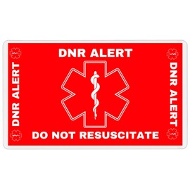 DNR Do Not Resuscitate Wallet Card (DNR-101) Quantity: (3)