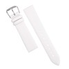 EACHE White Leather Watch Band Classical Thin Leather Watch Replacement