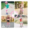 Set 6 Equipo De Protección Para Patinar, Bicicleta Patineta Azul