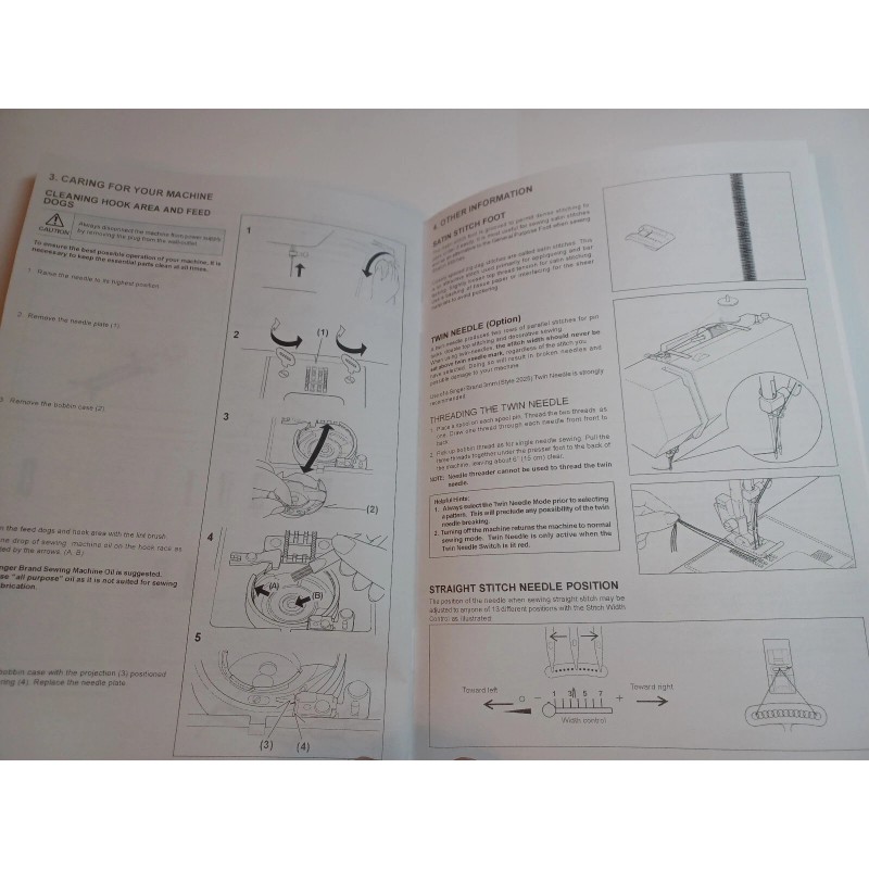 Singer 7462 Sewing Machine Manual (reproduction)