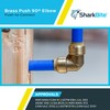 SharkBite 1 Inch 90 Degree Elbow, Push to Connect Brass