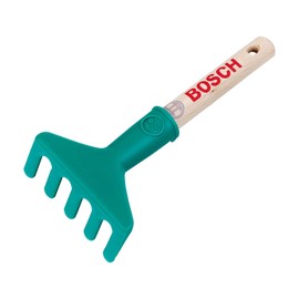 Theo Klein 2788 Bosch Hand Rake Short Robust Children's Rake Sturdy Wooden Handle Anti-UV Toy for Children from 3 Years
