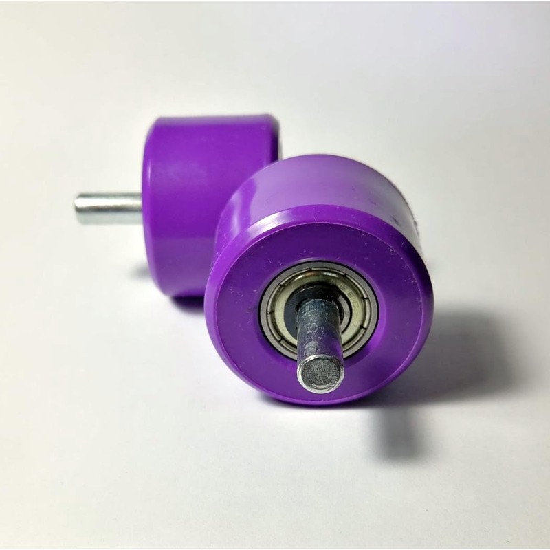 Replacement Wheels for Trainers with Automatic Wheels. 2 Purple Wheels