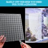 Supkiir 14pcs Aquarium Fish Tank Divider, Plastic Grate Isolation Board