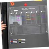 OHPHCALL 1set Magnetic Weekly Planner Board Acrylic Dry Erase Refrigerator