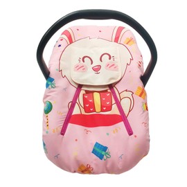 Cute Cartoon Infant Car Seat Covers, Soft Warm Breathable and Windproof Canopy for Baby Car Seat (Cute Rabbit)