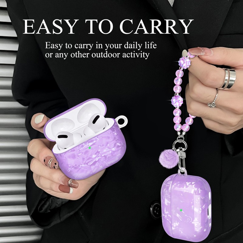 Compatible with AirPods Pro 2 Case Hard Shockproof Protective Case