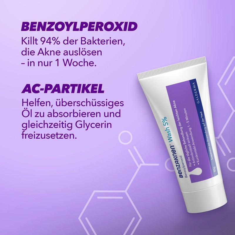 BENZAKNEN Wash 5% Suspension, 100 g