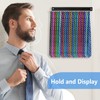 Tie Rack Wall Mounted, Tie, Belt and Scarf Hanger 20