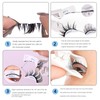 Magnetic Eyelashes Natural Look 2 Pairs Lashes Reusable Cat Eye