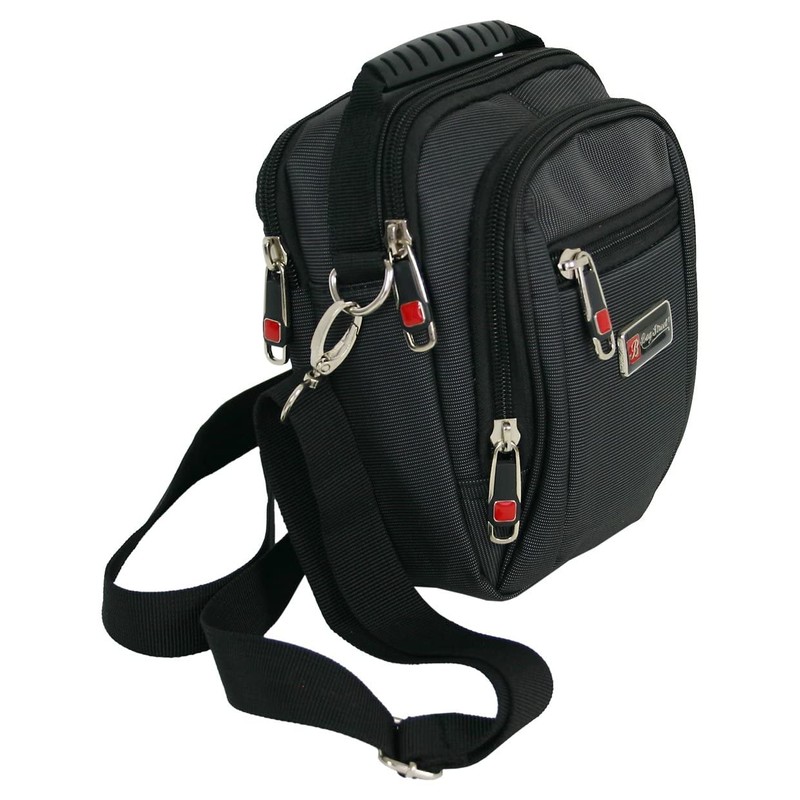 BS Bs Men's Shoulder Bag Black, black, Men's bag