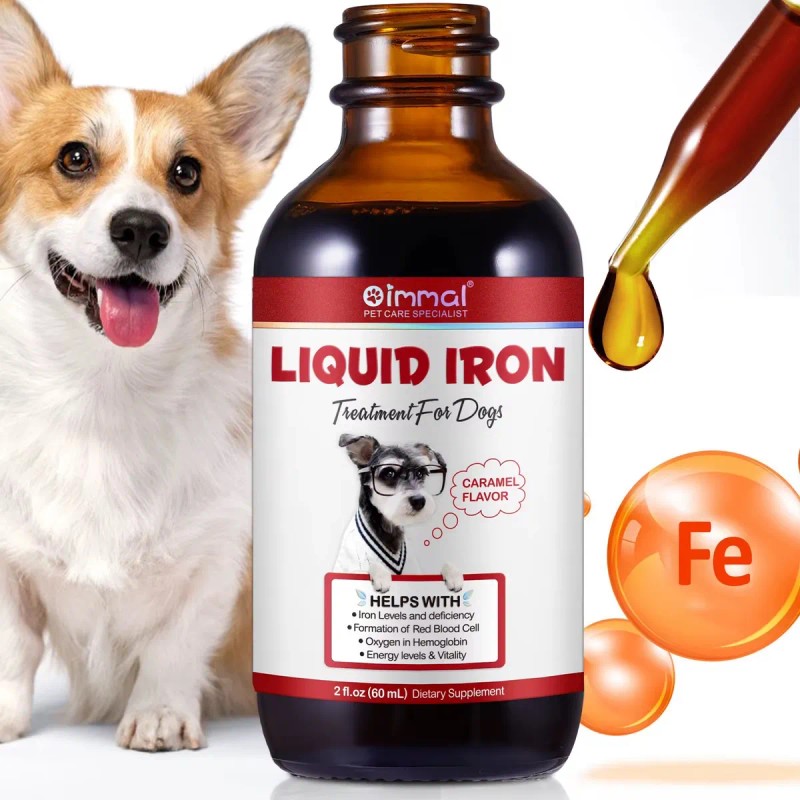 Hierro Líquido Perros, Energía, Salud Sanguínea Y Vitalidad