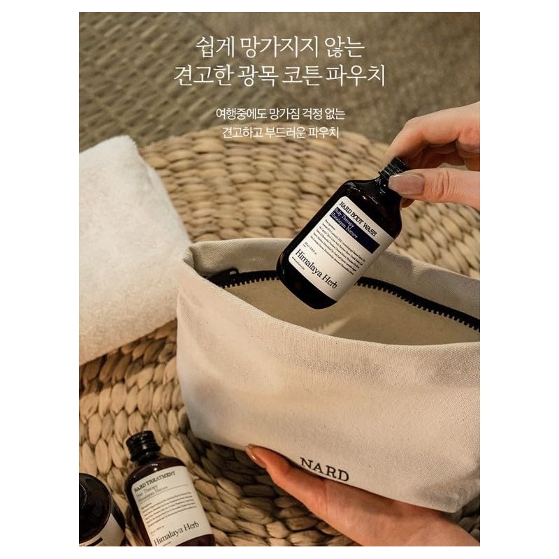NARD Travel Toiletries Set 여행 5-Piece Mini Hair & Body
