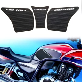 FOR Honda Tank Pad CB400 CB400SF CB400SB 2022 2021 2020 1999 - Year Model/CB400SF /SB Motorcycle Tank Pad Anti Slip Tank Pad Protective Sticker Side Tank Pad Traction Pad Black CB400SF CB400SB