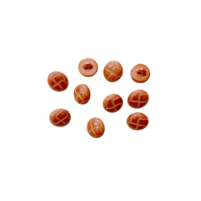 PEPPERLONELY 10 botones de resina de plástico con vástago para