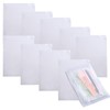 Akaaka Loose Leaf Binder Zipper Pocket Waterproof Transparent Clear Refills