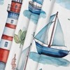 JXDXHCW Nautical Sailing Lighthouse Fitted Square Table Cover with Elastic