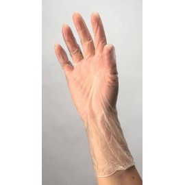 CARDINAL HEALTH™ Clear Vinyl Exam Gloves, XL, 100EA/BX, 10BX/CS