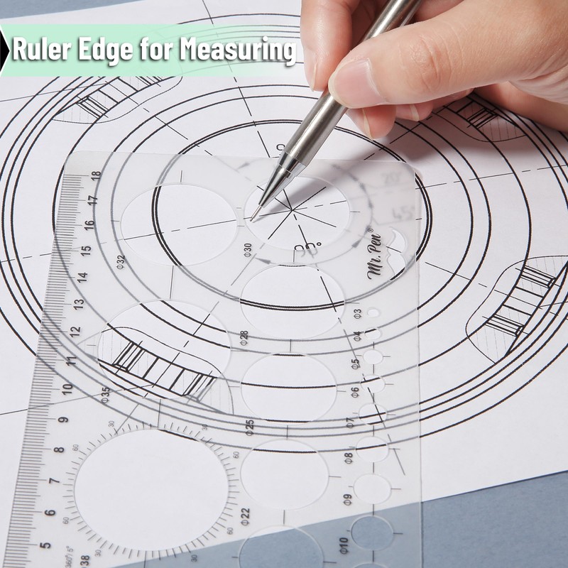 Mr. Pen- Circle Template, Circle Stencil, Circle Template for Drawing