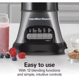 Hamilton Beach Blender for Shakes and Smoothies & Food Processor Combo