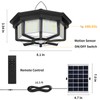 Solar Shed Lights Indoor Outdoor, Aqonsie 288LED Solar Powered Motion