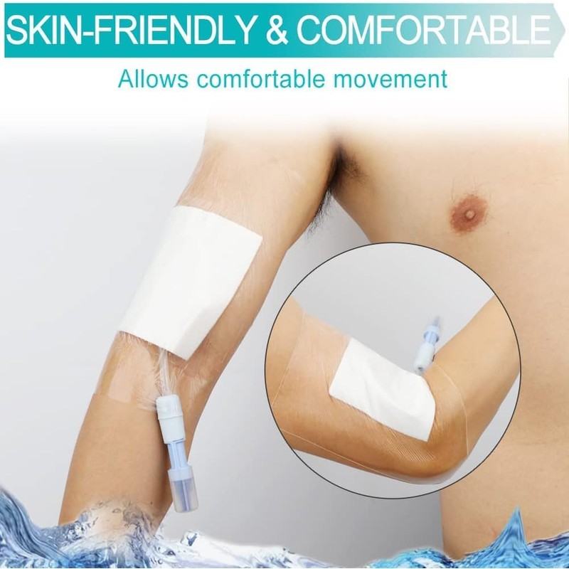 12"x13.7" Waterproof Dialysis Port Shower Covers Protector for Chest with