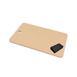 Kitchen Star Tsukihoshi Rubber Cutting Board Made in Japan,Dishwasher-Safe Size:16.14×9.84×0.39 inches (410×250×10mm) Equipped with a Cutting Board Scraper for Synthetic Rubber Cutting Boards (2L)