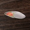 Takumikaze Arita Pottery, 7.9 inches (20 cm), Platinum, Flower, Red