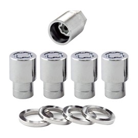 McGard 21120 Chrome Regular Shank Wheel Locks (1/2" - 20 Thread Size) - Set of 4
