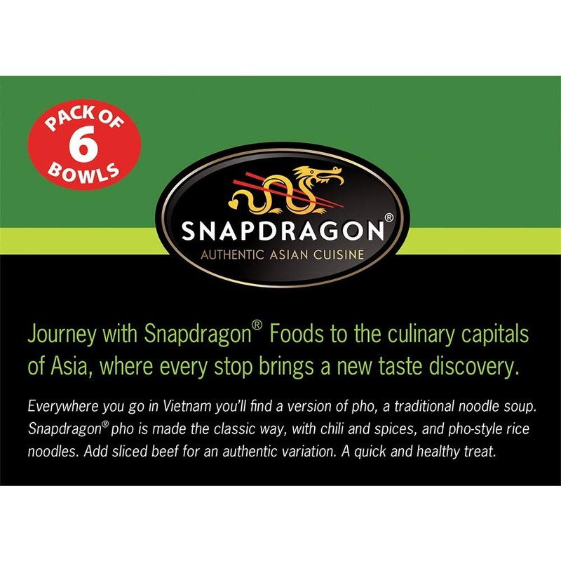 Snapdragon vietnamese Pho Bowls, 12.6 Ounce ( Pack of 6