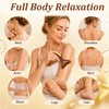 2Pcs Sandalwood Massager with Copper Beads, 2-in-1 Acupressure Roller and