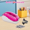 Craftinova Electric Stapler-Pink,Including 2000 Staples and 1 Staple Remover, Suitable