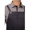 Chef Works mens Largo Bib Aprons, Charcoal, 30.7 L x