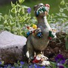 Dinosaur Food Gnomes Garden Statues, Garden Dinosaur Statue, Funny Dwarfs