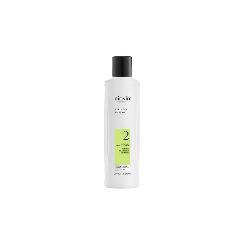 Nioxin Cleanser Shampoo System 2 for Fine Hair with Progressed